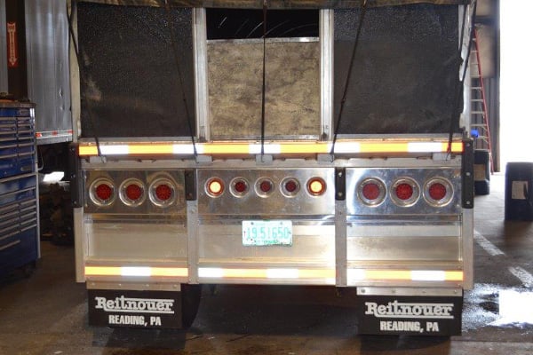 semi rear after
