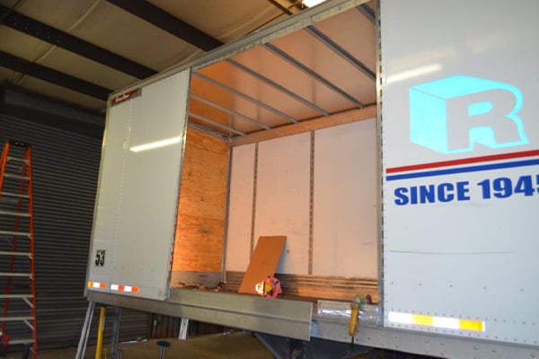 trailer inside before