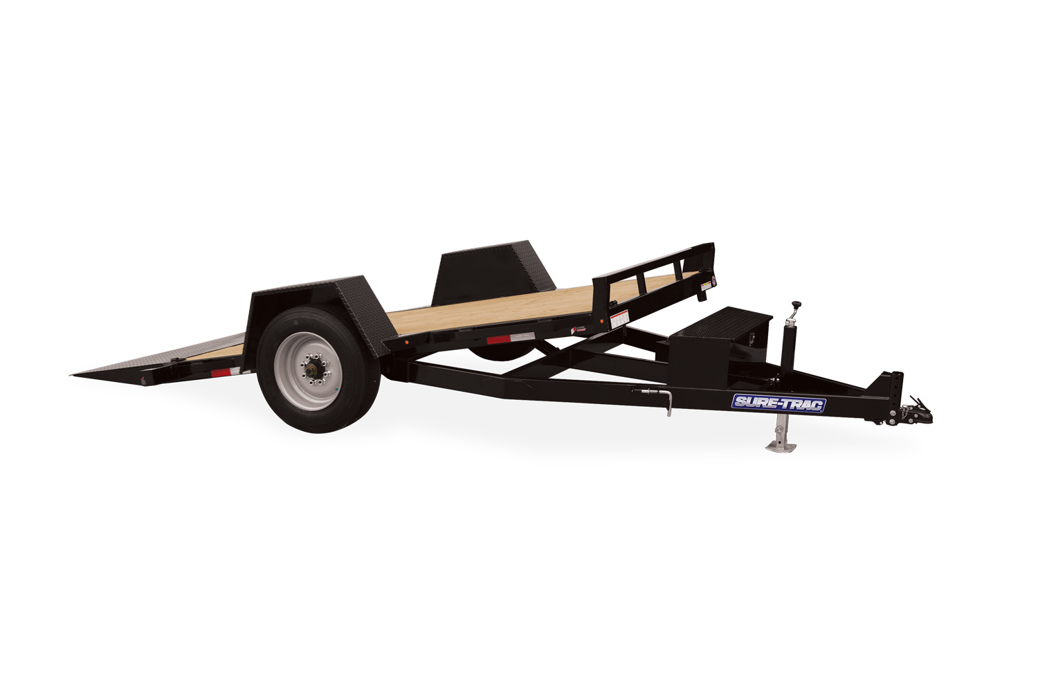 SINGLE AXLE TILT BED EQUIPMENT TRAILER